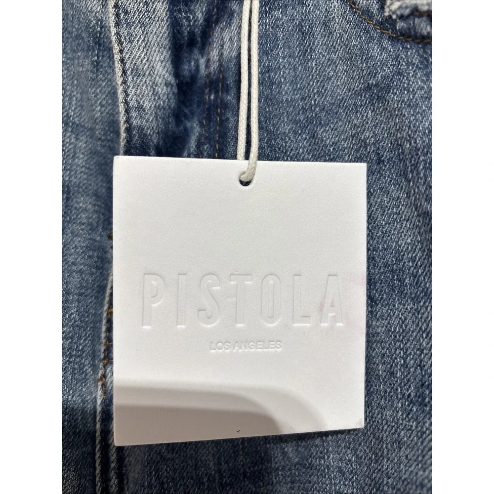 Pistola Stevie High Rise Relaxed Roller‎ Jeans Color Grand Size 25 NWT $178